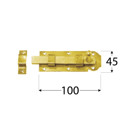 DOMAX Zástrč jednoduchá 100x45 W100 8502