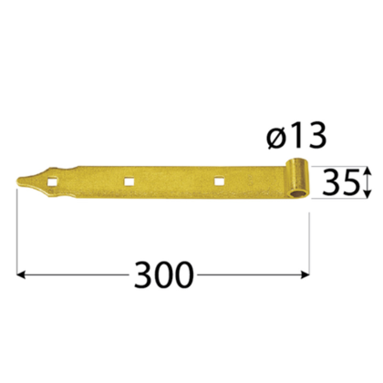 DOMAX Závěs pásový 300x35 d13 ZP300/35 8203