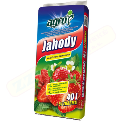 Agro CS Substrát pro jahody 40 + 5 l ZDARMA