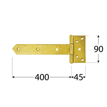 DOMAX Závěs brankový 400x45 ZB400 8106