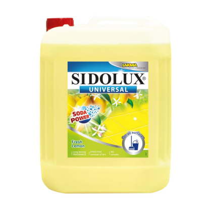 SIDOLUX Universal Soda Power tekutý mycí prostředek Fresh Lemon 5l