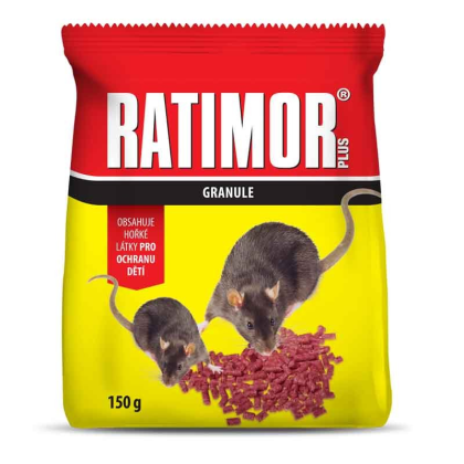 RATIMOR Brodifacoum granule 150 g v sáčku