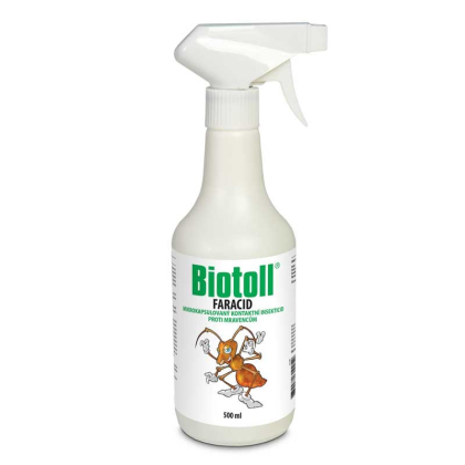 BIOTOLL Faracid insekticid proti mravencům 500 ml