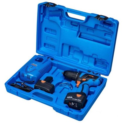NAREX ASV 202-2 aku vrtačka 20V/2x2Ah, 47 Nm, 0-400/1450 ot./min - VÝPRODEJ